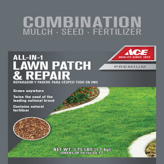 Ace Patch & Repair Mixed Sun or Shade Fertilizer/Mulch/Seed 3.75 lb