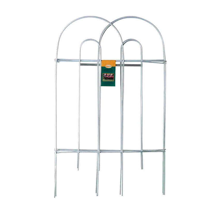Panacea 8 ft. L X 32 in. H PVC White Garden Fence