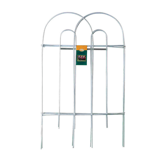 Panacea 8 ft. L X 32 in. H PVC White Garden Fence