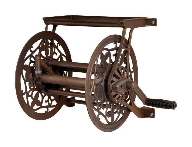Ames NeverLeak 125 ft. Brown Wall Mounted Hose Reel