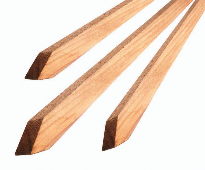 Bond 4 in. H X 1 in. W X 1 in. D Brown Wood Garden Stakes