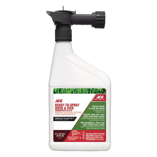 Ace Weed & Feed Lawn Fertilizer For All Grasses 6000 sq ft