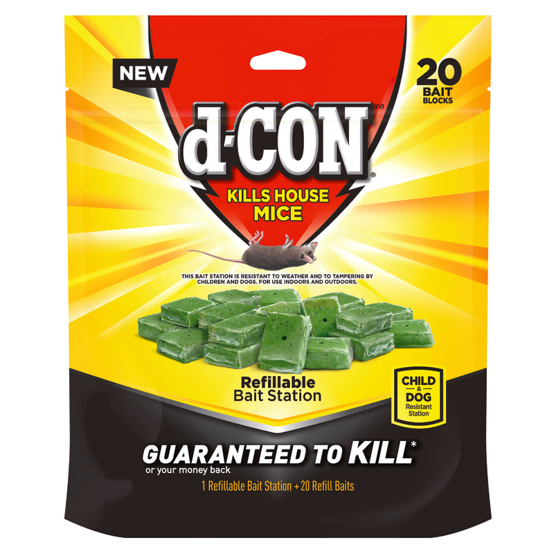 D-Con Bait Station Blocks For Mice