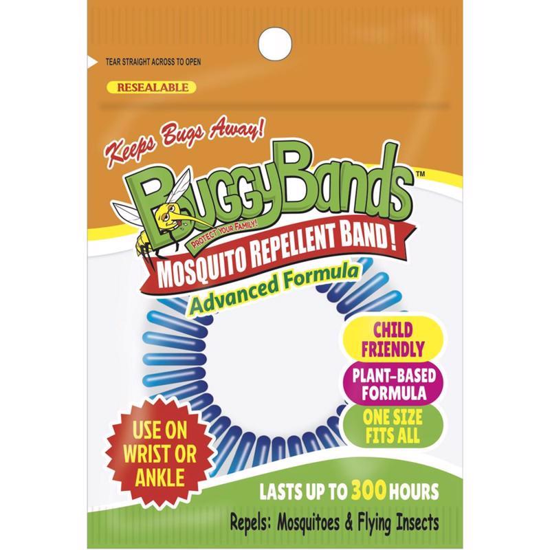 BuggyBeds Insect Repellent Wristband Wrist Band For Mosquitoes/Other Flying Insects 1 pk