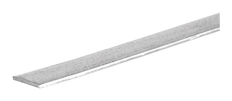 SteelWorks 0.125 in. X 1.25 in. W X 48 in. L Galvanized Steel Flat Bar