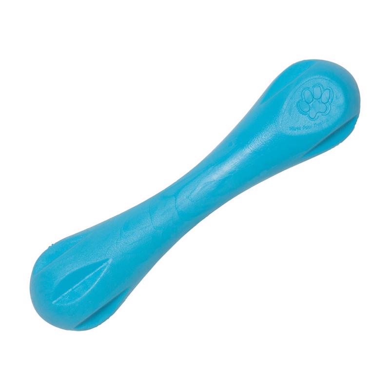 West Paw Zogoflex Plastic Hurley Bone Chew Dog Toy Small 1 pk