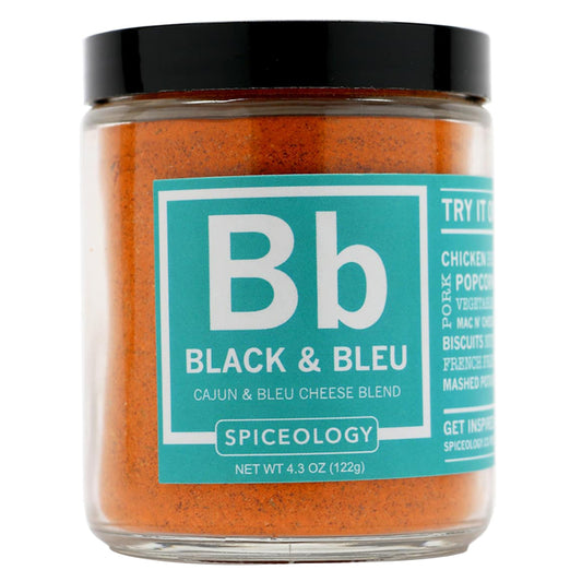 Spiceology Cajun & Bleu Cheese Blend Seasoning Rub 4.3 oz