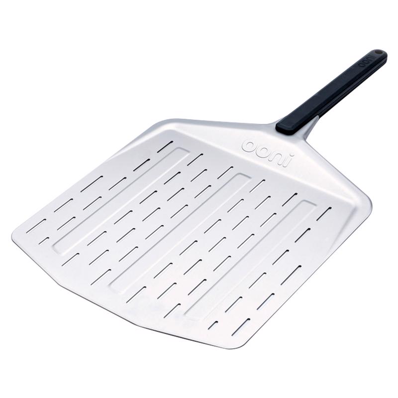 Ooni 14 in Perforated Black/Silver Pizza Peel