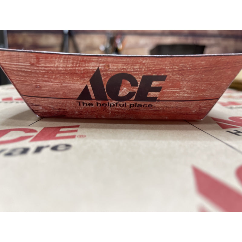 Chef J's BBQ Provisions 4.5 oz Brown Paper Food Tray Serve Tray 6 in. D 125 pk