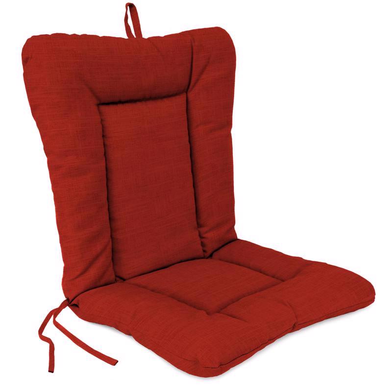 Jordan Manufacturing Red Polyester Chaise Lounge Cushion 2.5 in. H X 21 in. W X 38 in. L
