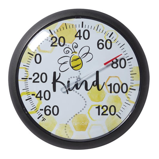 Taylor Bee Dial Thermometer Plastic Multicolored 13.25 in.