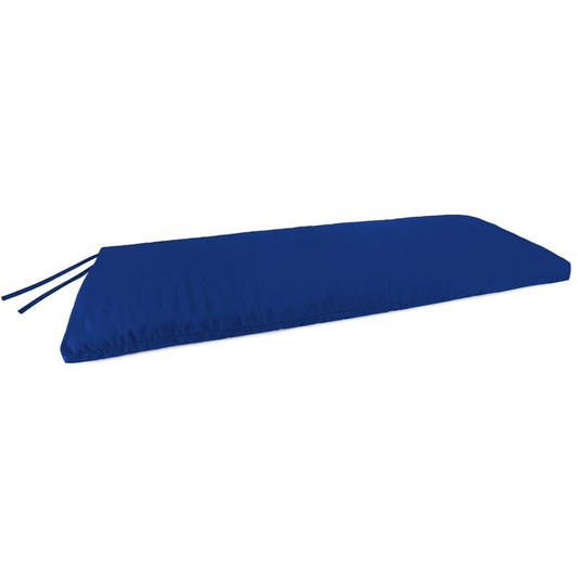 Jordan Manufacturing Blue Polyester Bench Cushion 3.5 in. H X 18 in. W X 48 in. L