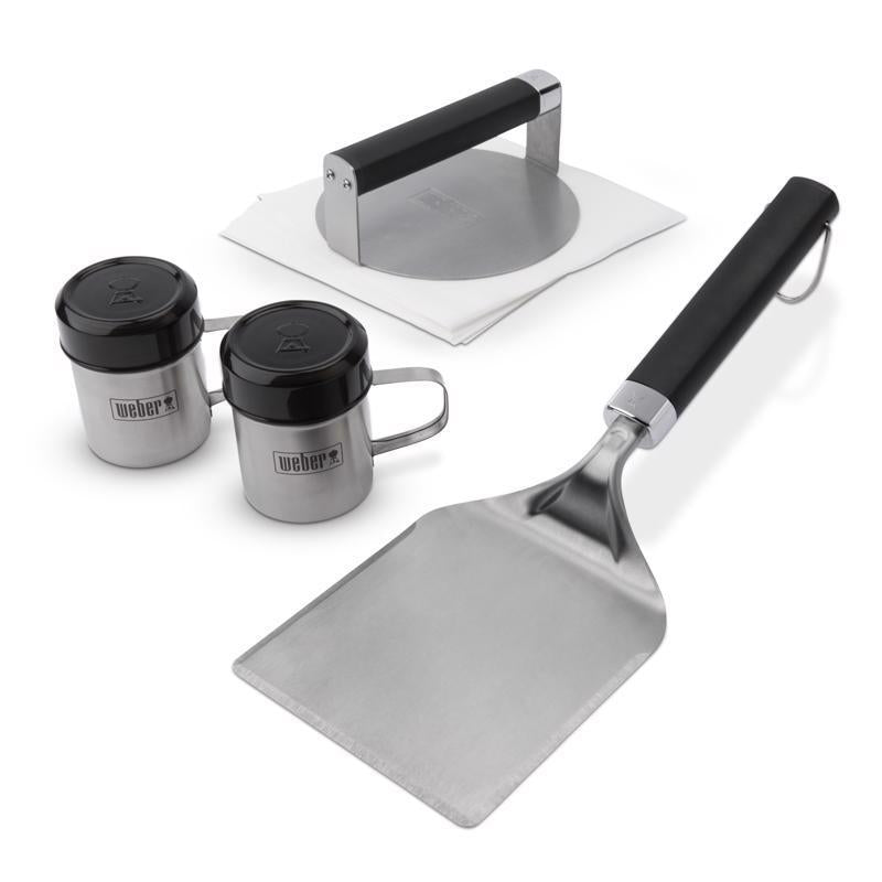 Weber Plastic/Stainless Steel Grill Burger Kit