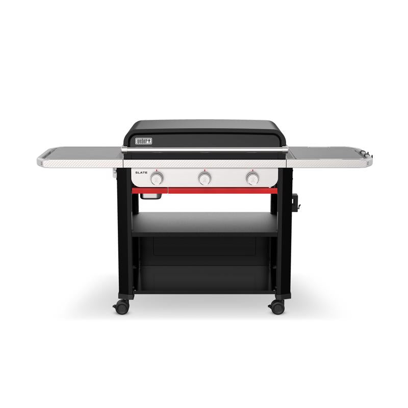 Weber Slate 30" Rust-Resistant 3 Burner Liquid Propane Outdoor Griddle Black