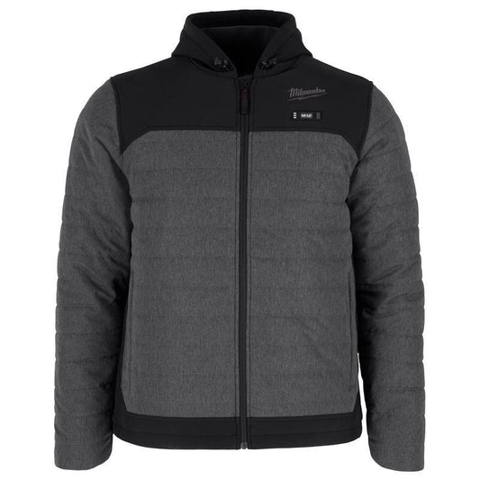 Milwaukee L Unisex Heated Jacket Kit Gray
