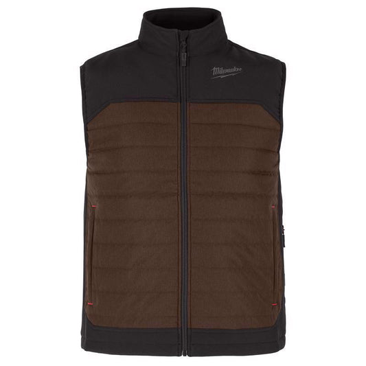 Milwaukee S Unisex Heated Vest Kit Brown