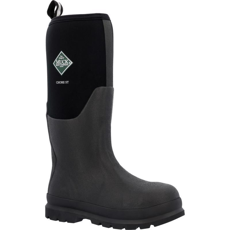 The Original Muck Boot Company Chore Men's Classic Safety Toe Boots 9 US Black 1 pair