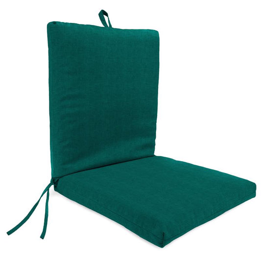 Jordan Manufacturing Teal Polyester Chair Cushion 24 in. H X 21 in. W X 44 in. L