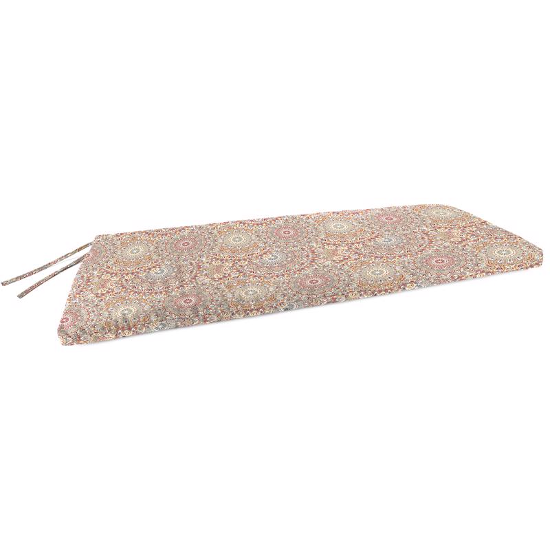 Jordan Manufacturing Multicolored Polyester Bench Cushion 3.5 in. H X 18 in. W X 48 in. L