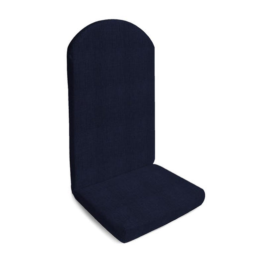 Jordan Manufacturing Black Polyester Adirondack Cushion 29.5 in. H X 19 in. W X 44.5 in. L