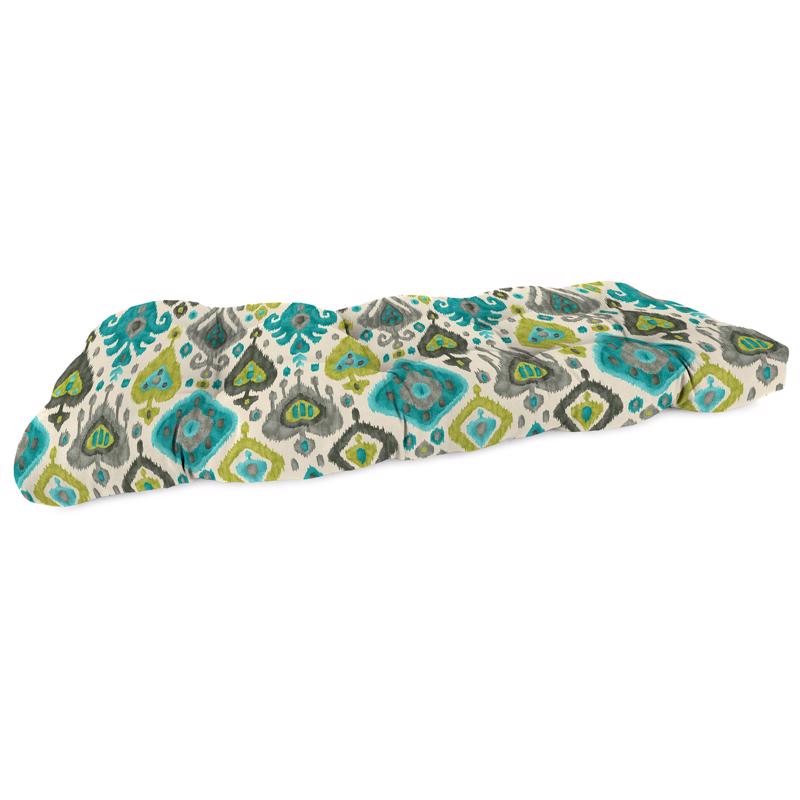 Jordan Manufacturing Multicolored Polyester Bench Cushion 4 in. H X 19 in. W X 46 in. L