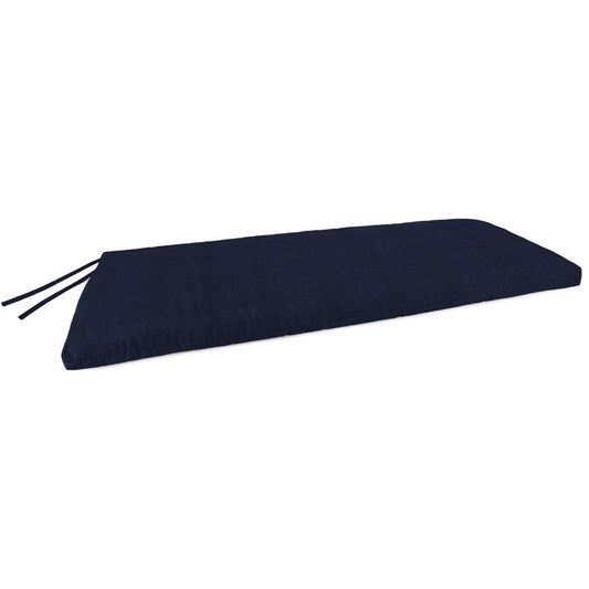 Jordan Manufacturing Navy Polyester Bench Cushion 3.5 in. H X 18 in. W X 48 in. L