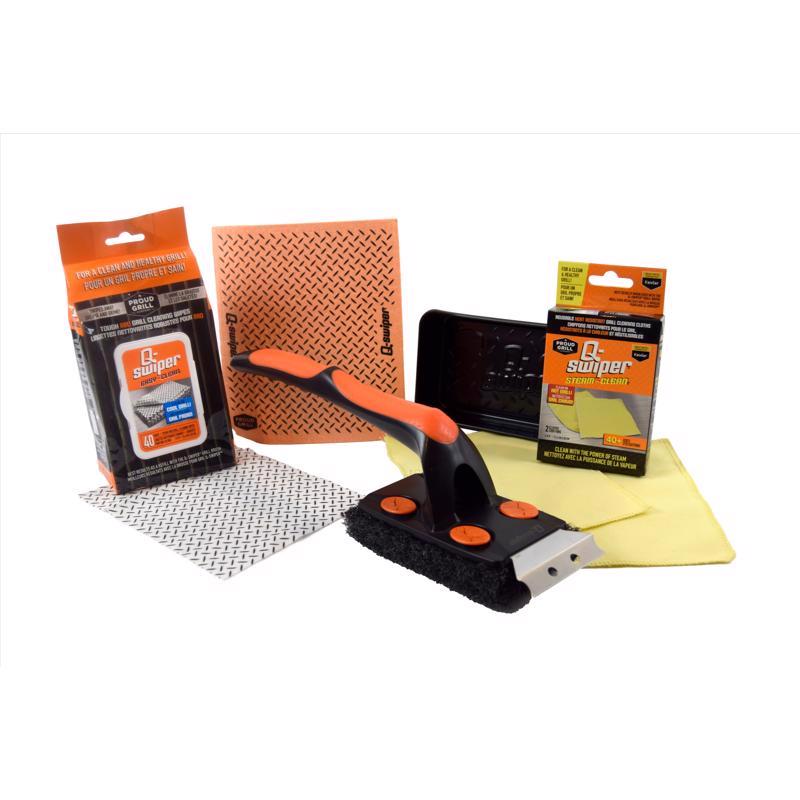 Q-Swiper Steam Clean Grill Cleaning Kit 6 pc
