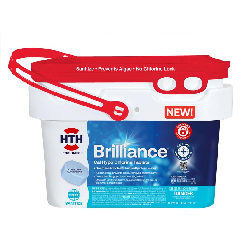 HTH Pool Care Tablet Chlorinating Chemicals 4.75 lb