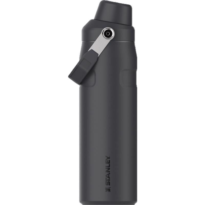 Stanley IceFlow Fast Flow 24 oz Black 2.0 BPA Free Bottle with Straw Cap