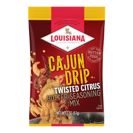 Louisiana Fish Fry Twisted Citrus Seasoning 2 oz