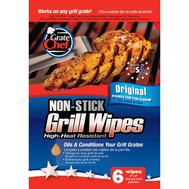 Grate Chef Polyester Grill Cleaning Cloth 5.5 in. L X 0.25 in. W For Universal