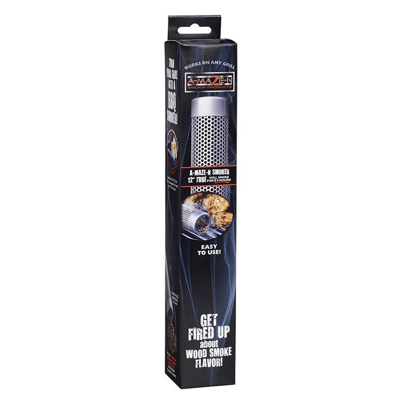 A-MAZE-N Stainless Steel Tube Smoker 12 in. L X 2 in. W For Weber