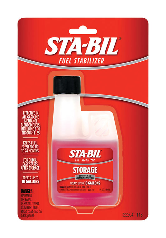 STA-BIL Storage Ethanol/Gasoline Fuel Stabilizer 4 oz
