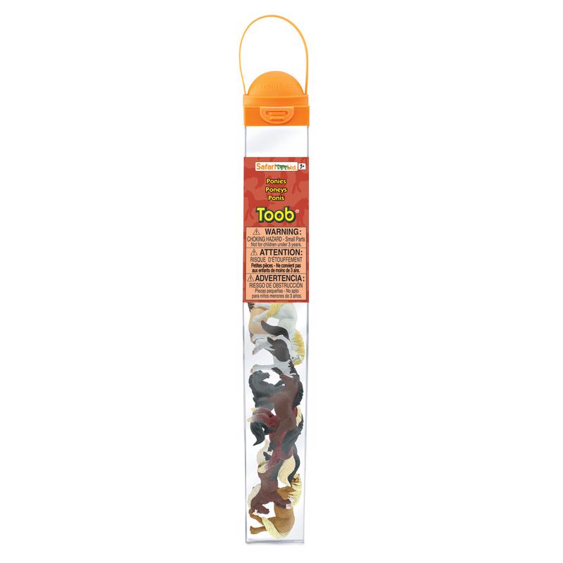 Safari Ltd. Toobs Ponies Toy Multicolor 8 pc