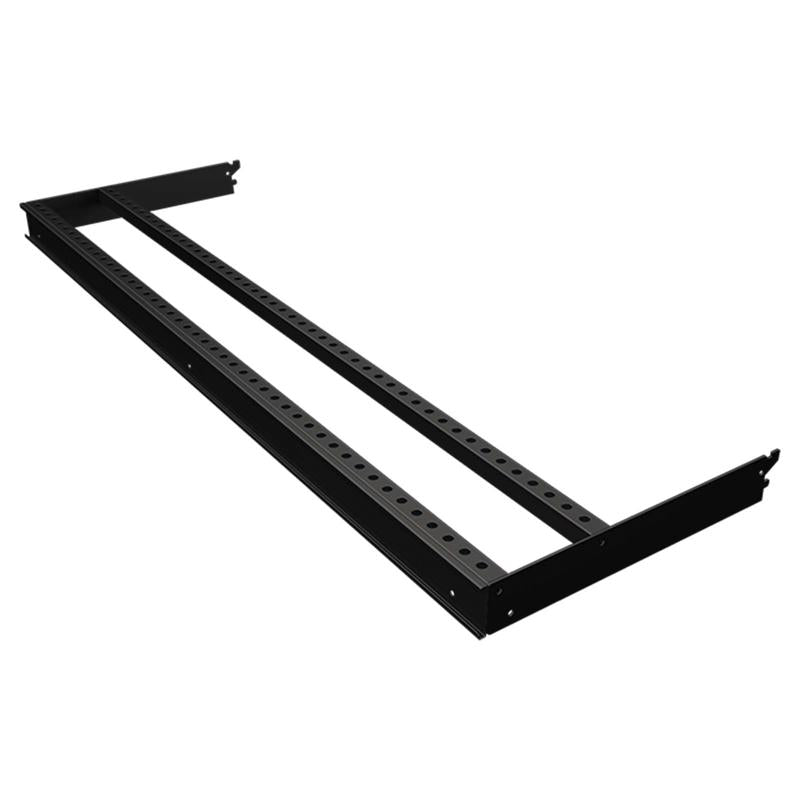 Black Metal Crosstube 2 in. H X 15 in. W X 48 in. L