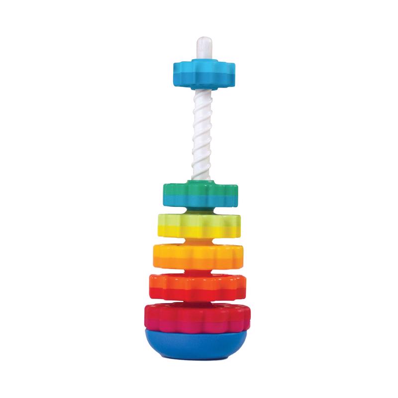 Fat Brain Toy Spin Again Toy Multicolored 8 pc