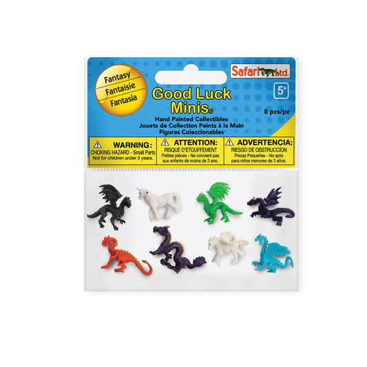 Safari Ltd. Good Luck Minis Fantasy Fun Toys 8 pc
