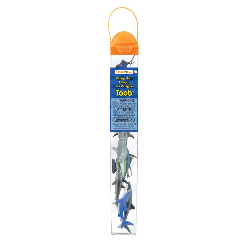 Safari Ltd. Toobs Pelagic Fish Toy Assorted 10 pc