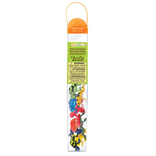Safari Ltd. Toobs Poison Dart Frogs Toy Assorted 8 pc