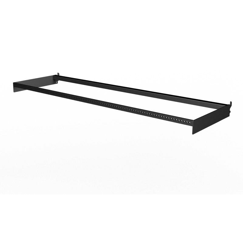 Black Metal Crossbar 2.375 in. H X 14 in. W X 48 in. L