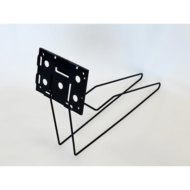 Black Metal Pallet Sign Holder 5 in. H X 7 in. W