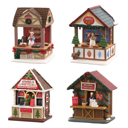 Lemax Assorted Christmas Market Series Christmas Village