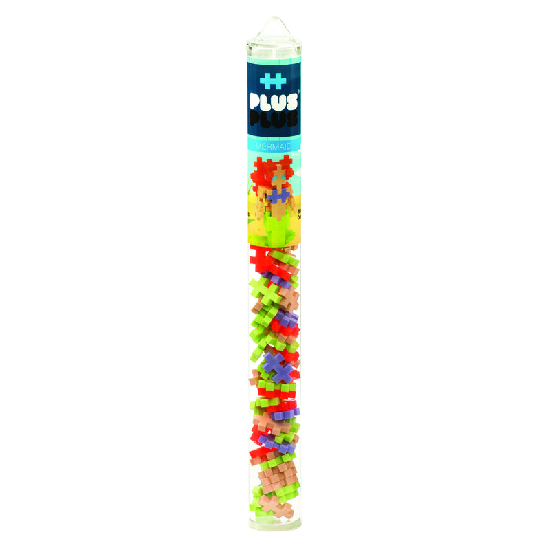Plus-Plus Mermaid Building Blocks Multicolored 70 pc