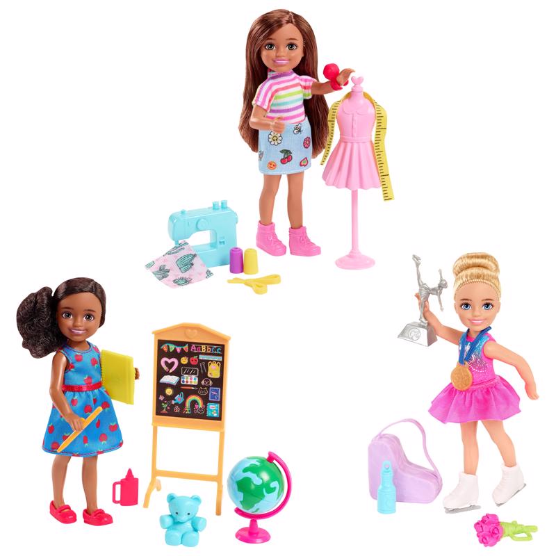 Barbie Chelsea Career Doll Multicolored 26 pc