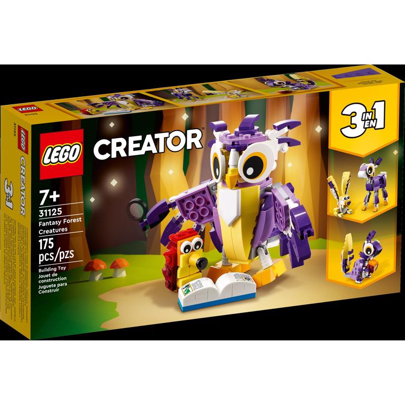LEGO Creator Fantasy Forest Creatures Building Set Mutlicolored 175 pc
