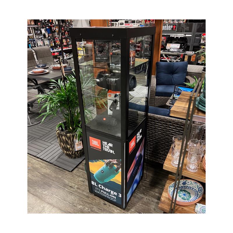 Black Speaker display Display Metal