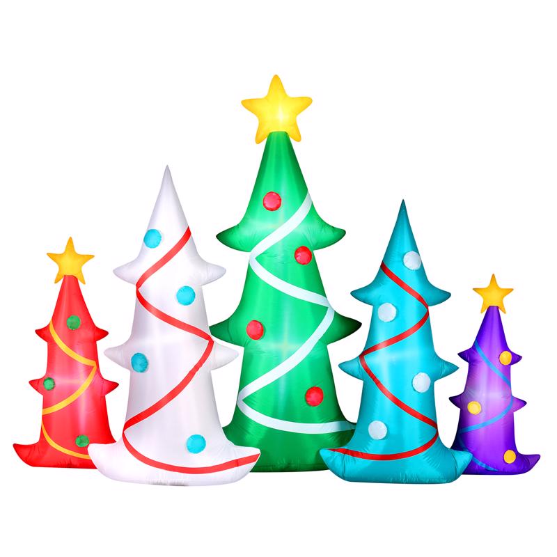 Occasions LED Christmas Trees 6 ft. Inflatable