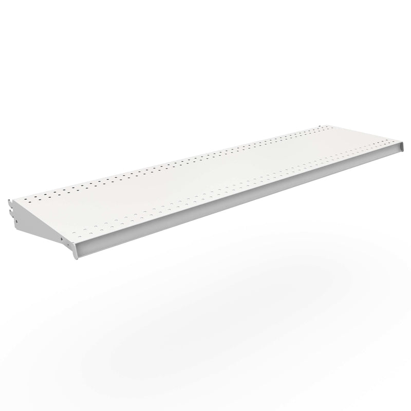 Lozier 48 in. W X 13 in. D Cool White Steel Shelf 2 pk