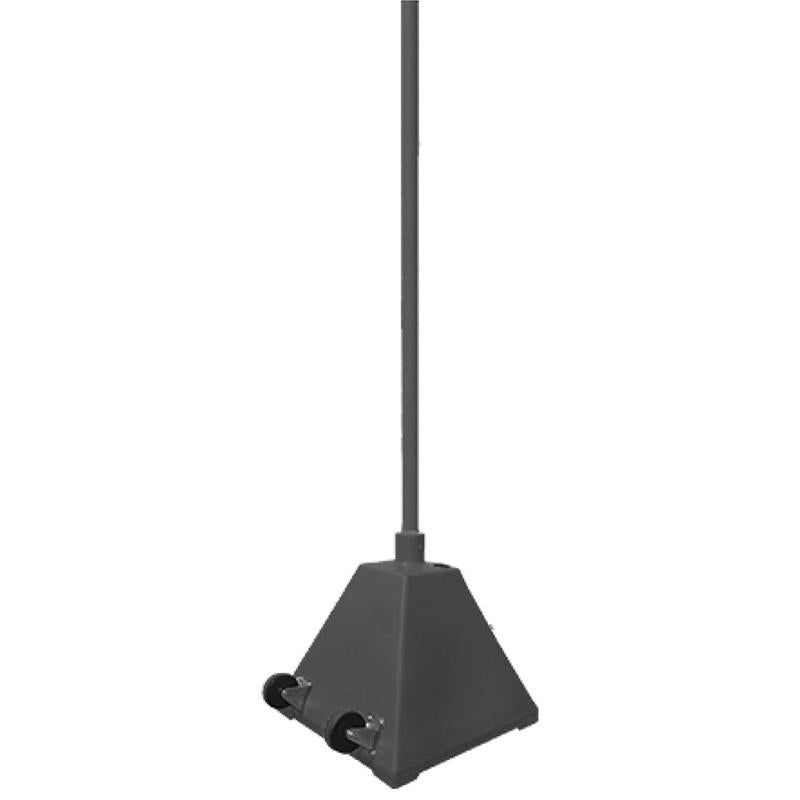 Black Metal Floor Sign Holder 96 in. H