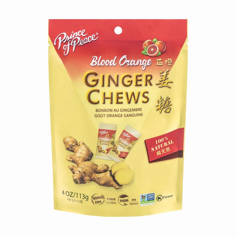 Prince of Peace Blood Orange/Ginger Chews 4 oz
